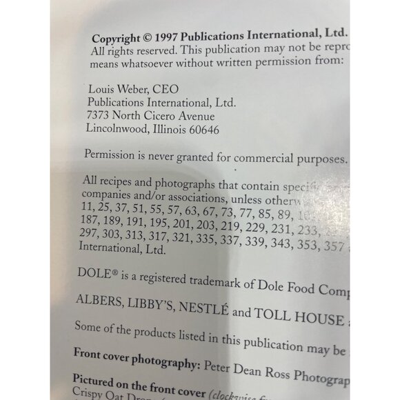 Favorite Brand Name Bake Sale Cookbook By Publications International Ltd. - Picture 6 of 6